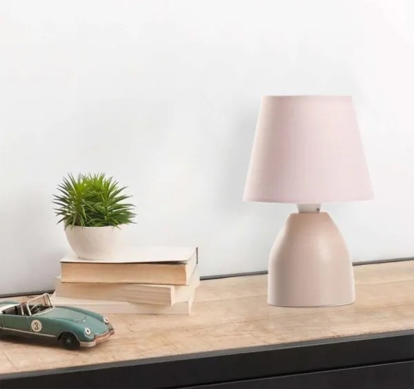ONLI - Lampada da tavolo NANO 1xE14/6W/230V rosa 19 cm
