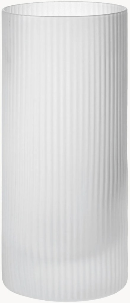 Set di 2 bicchieri da long drink in vetro soffiato con scanalatura in rilievo Ripple, 480 ml
