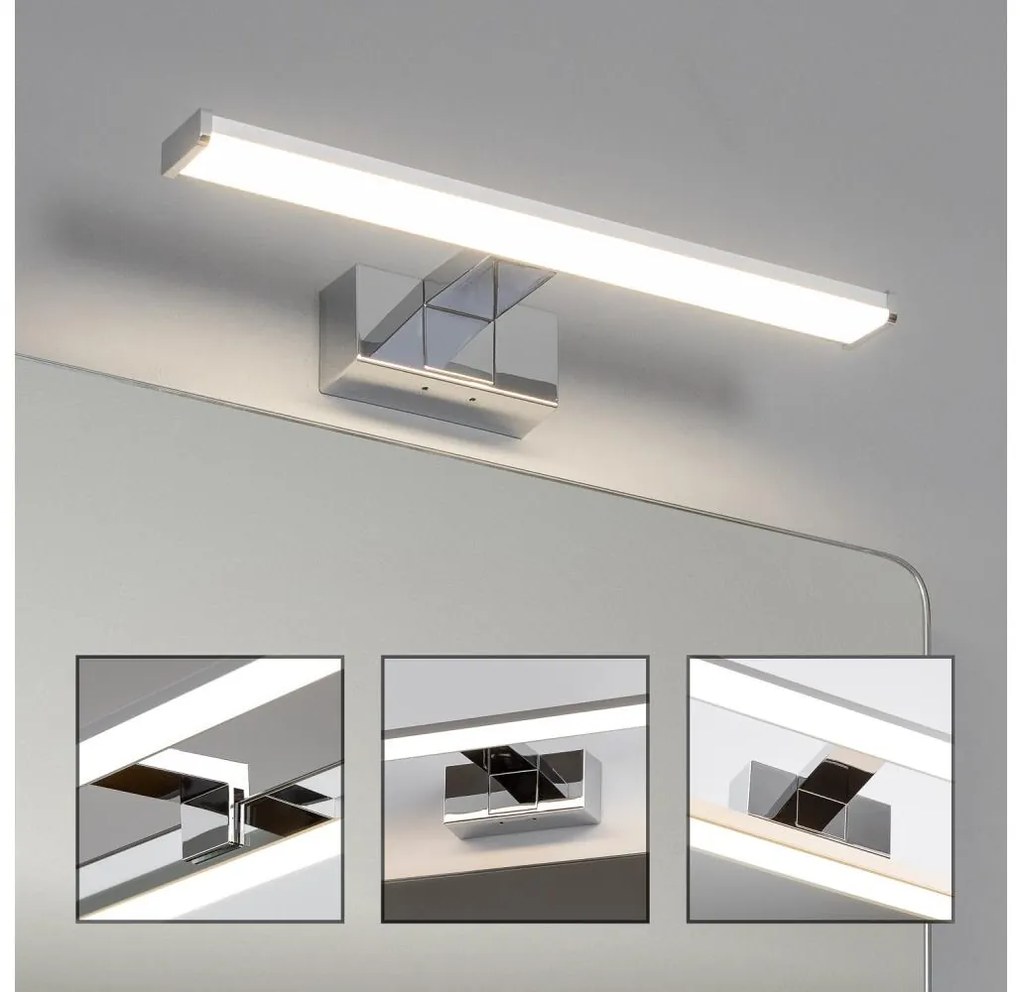 Brilagi - Specchio da bagno con luce LED VESTRA LED/8W/230V 40 cm IP44 cromato