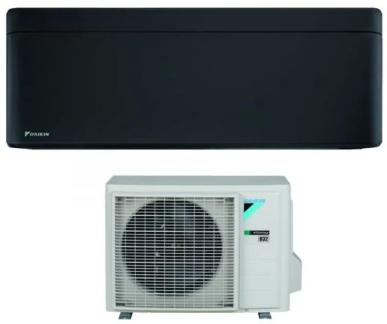 Climatizzatore Condizionatore Daikin Bluevolution Inverter serie STYLISH TOTAL BLACK 9000 Btu FTXA25BB R-32 Wi-Fi Integrato Classe A+++ Colore Nero
