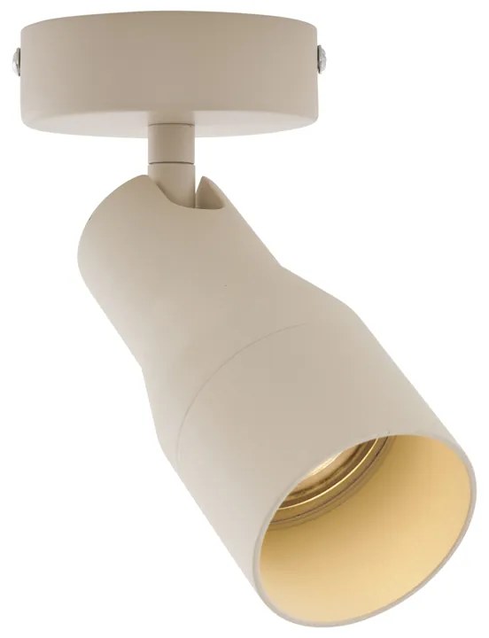 Faretto da soffitto moderno beige GU10 Ø50mm - Stanley
