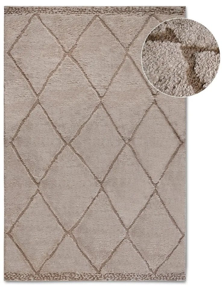 Tappeto beige 120x170 cm Perrotin Beige - Elle Decoration