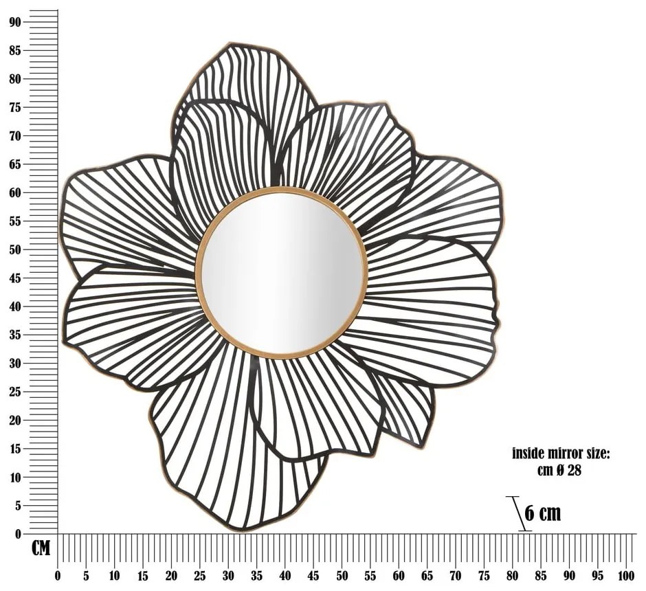 Specchio da parete 79x86,5 cm Osaka - Mauro Ferretti