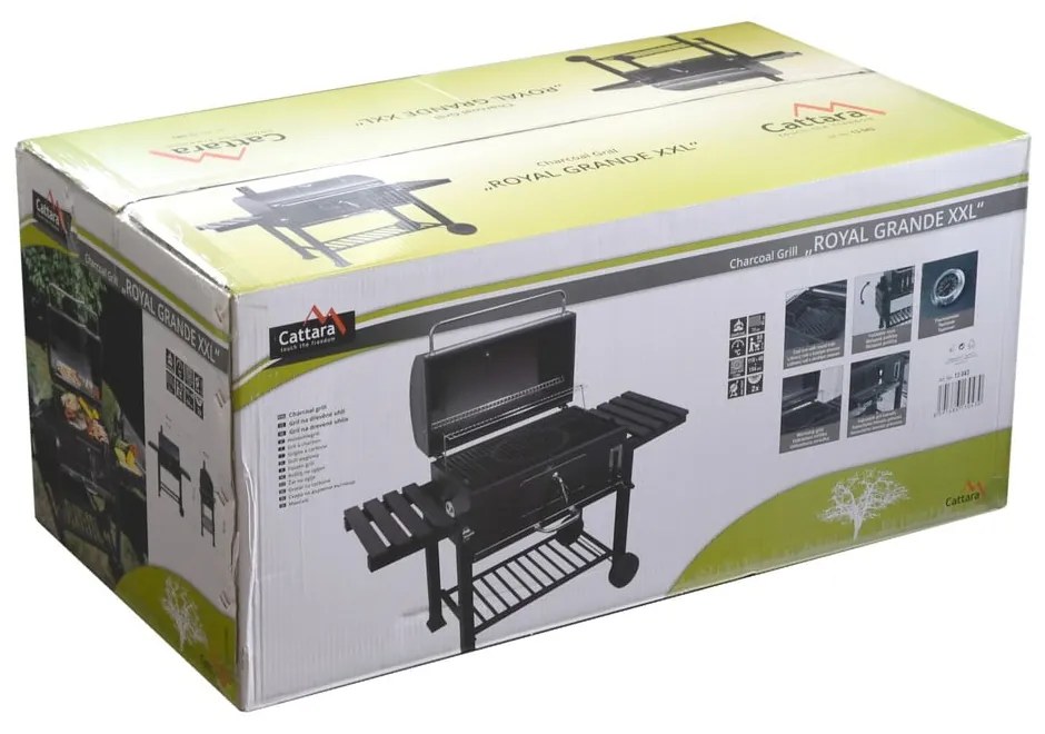 Griglia a carbone nera Royal Grande XXL - Cattara