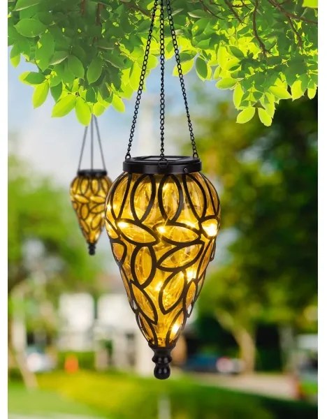 Globo 36131A - Lampada solare a LED SOLAR LED/0,9W/3,2V IP44 giallo