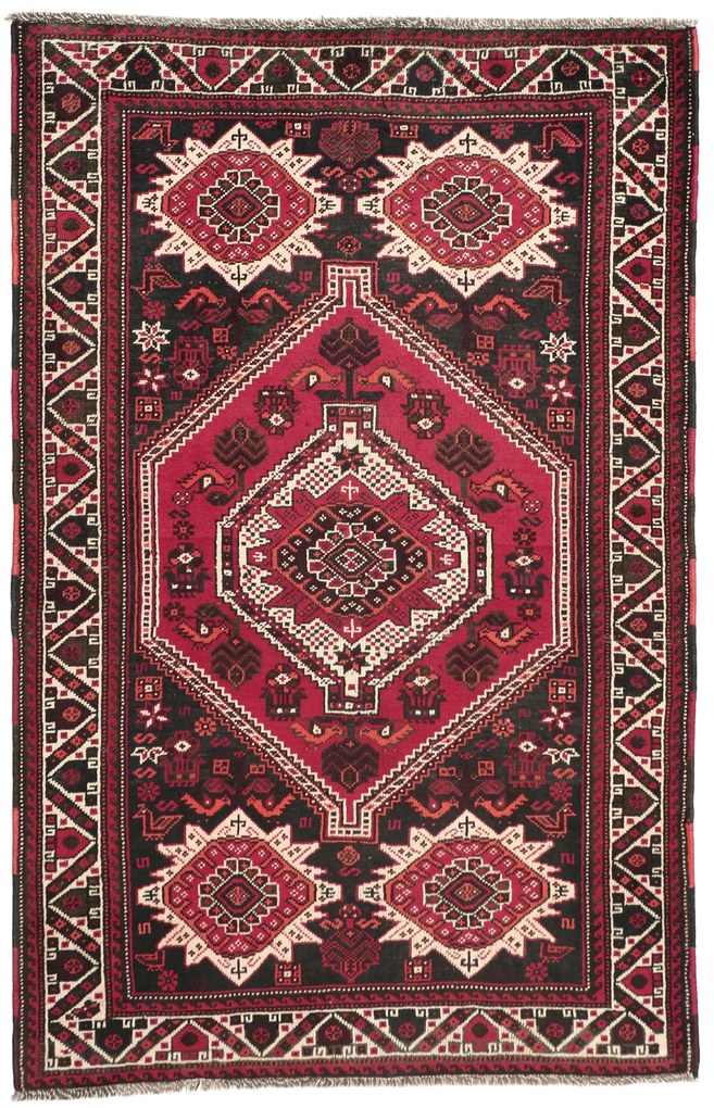 Gashghai Tappeto 120x180 (Iran) Annodato A Mano