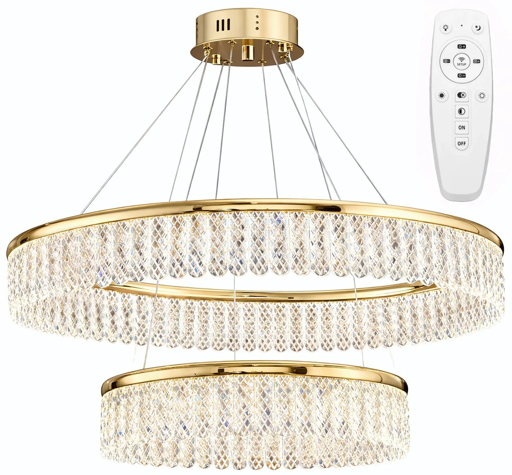 Lampada da soffitto LED APP1750-CP Gold