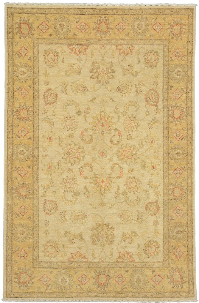 Ziegler Tappeto orientale 190 x 120 Beige (Afghanistan) Annodato A Mano