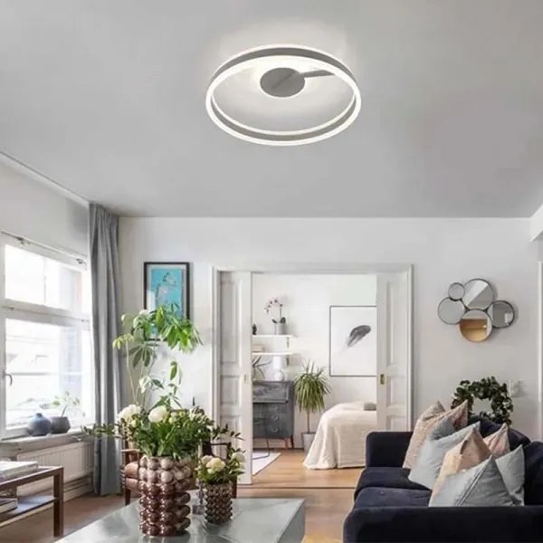 Lampadario a plafone LED dimmerabile LED/86W/230V 3000-6500K bianco + telecomando