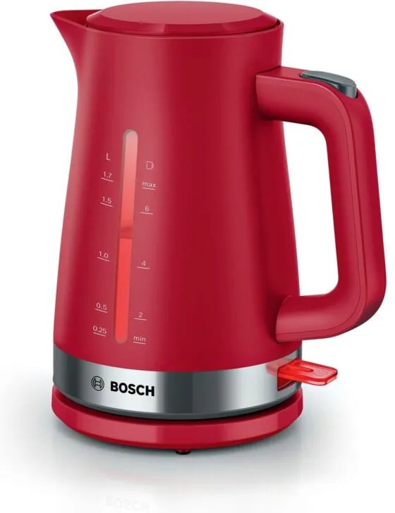 Bosch TWK4M224 bollitore elettrico 1,7 L Rosso 2400 Watt