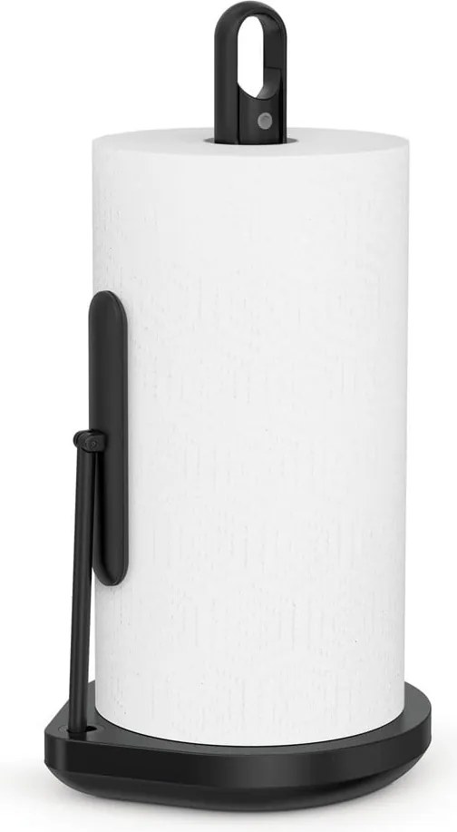 Porta asciugamani da cucina in acciaio nero opaco - simplehuman