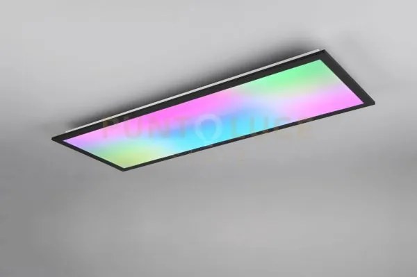 Beta plafoniera led 31w 3550lm, 2700 - 6500k rettangolare bordo ner...