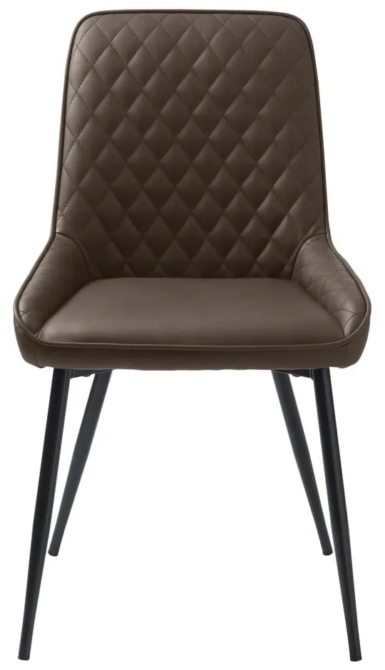 Sedia da pranzo marrone scuro Milton - Unique Furniture