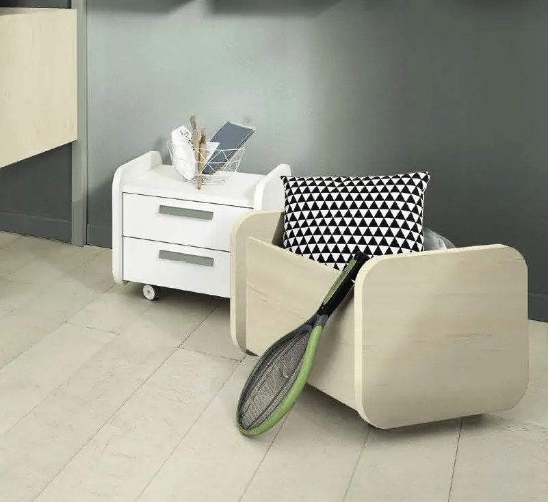 Cestone con ruote linea Airone disponibile in 3 misure