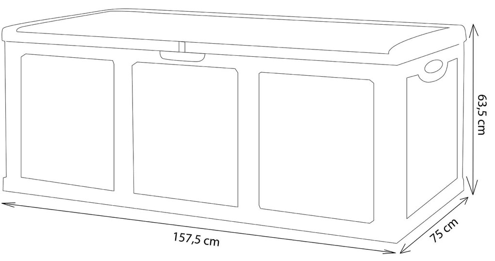 BAU - cassapanca baule da esterno