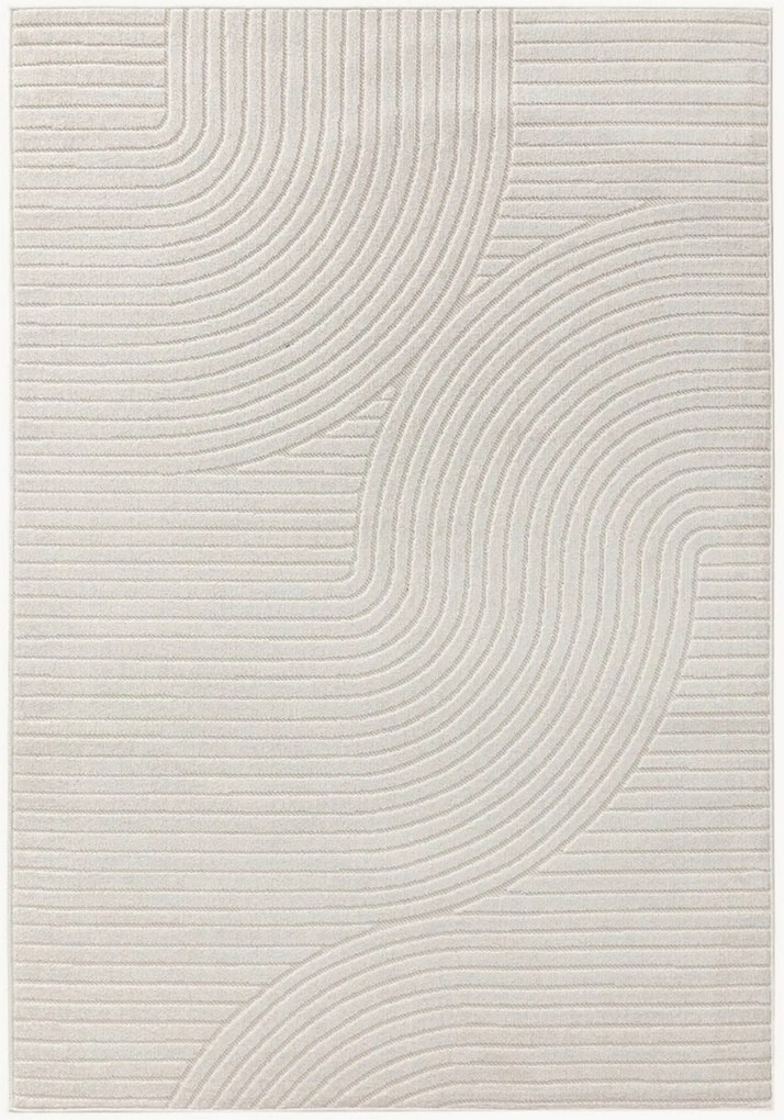 Tappeto da interno-esterno con motivo in rilievo Mars