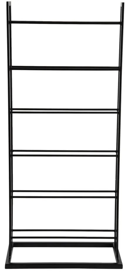 Portabottiglie nero in metallo numero di bottiglie 5 38x84,5x20 cm Single Floor – PT LIVING