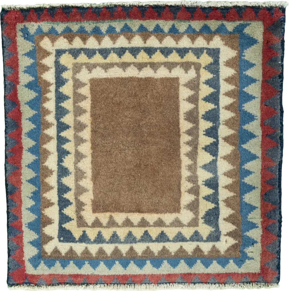 Gabbeh Tappeto persiano 60x60 Beige (Iran) Annodato A Mano