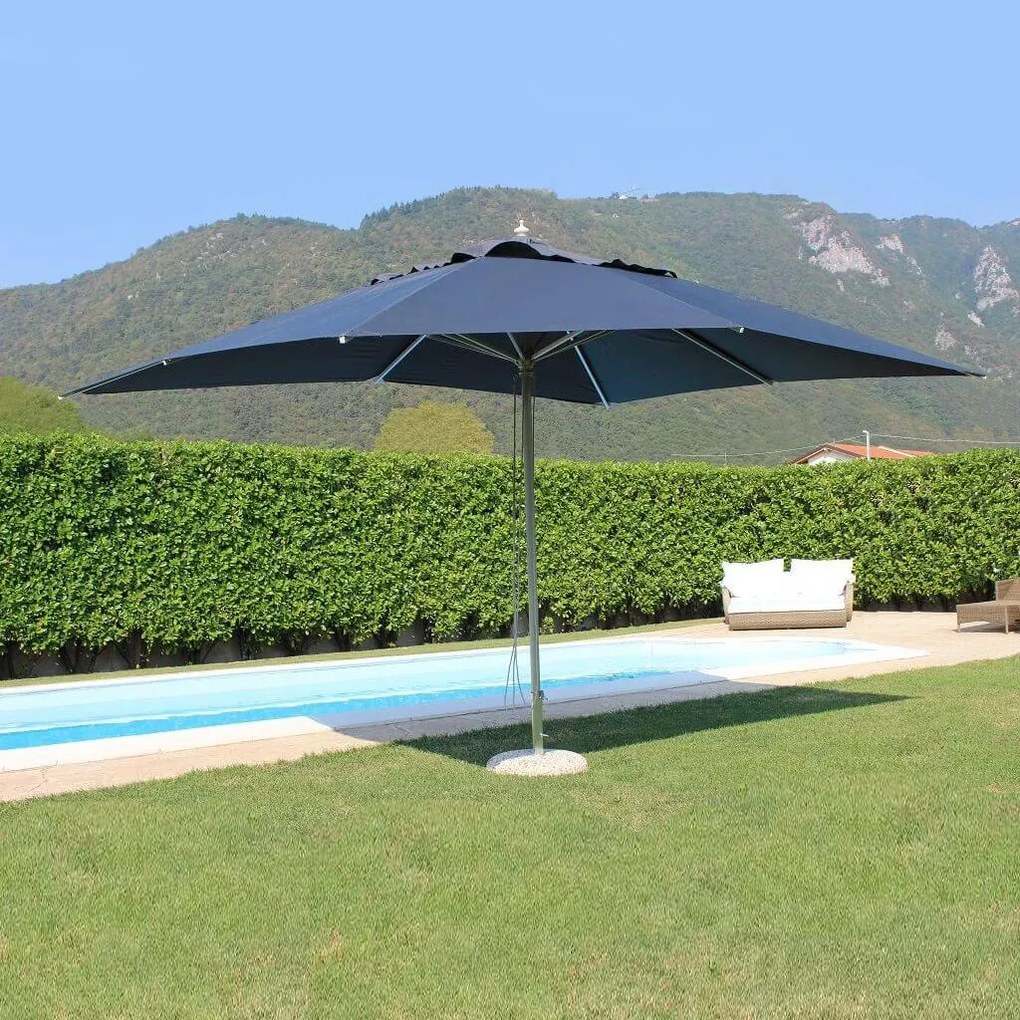 ACIS - ombrellone da giardino palo centrale in alluminio 3 x 4 m