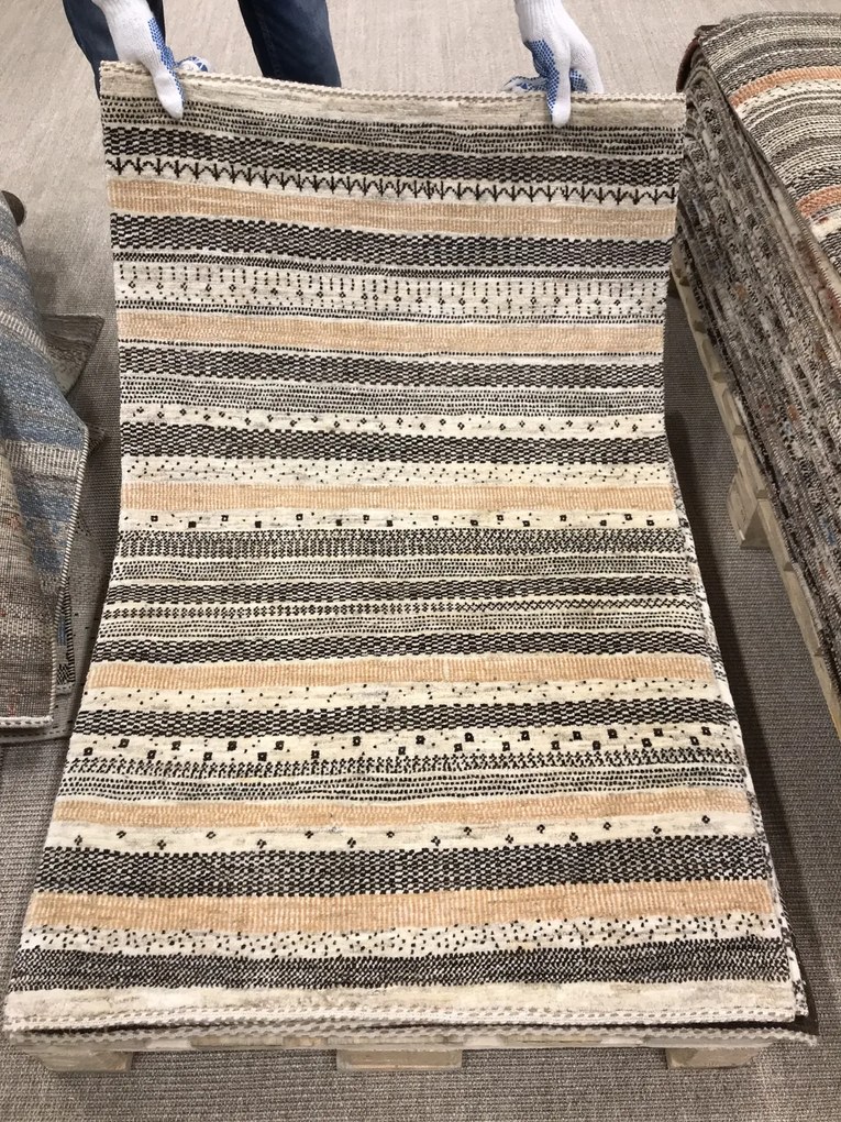Loribaft Tappeto persiano 120x80 Beige (Iran) Annodato A Mano