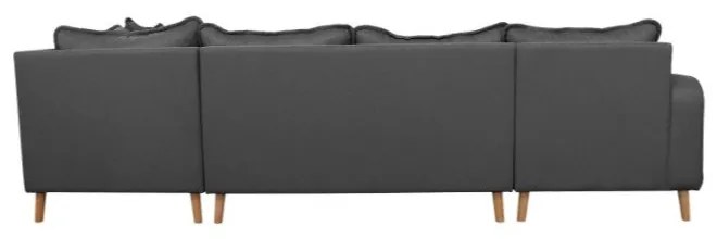 Divano angolare grigio scuro (angolo sinistro) Beata - Ropez