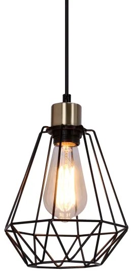 Lampadario a sospensione con filo PRIMO 1xE27/60W/230V ragno
