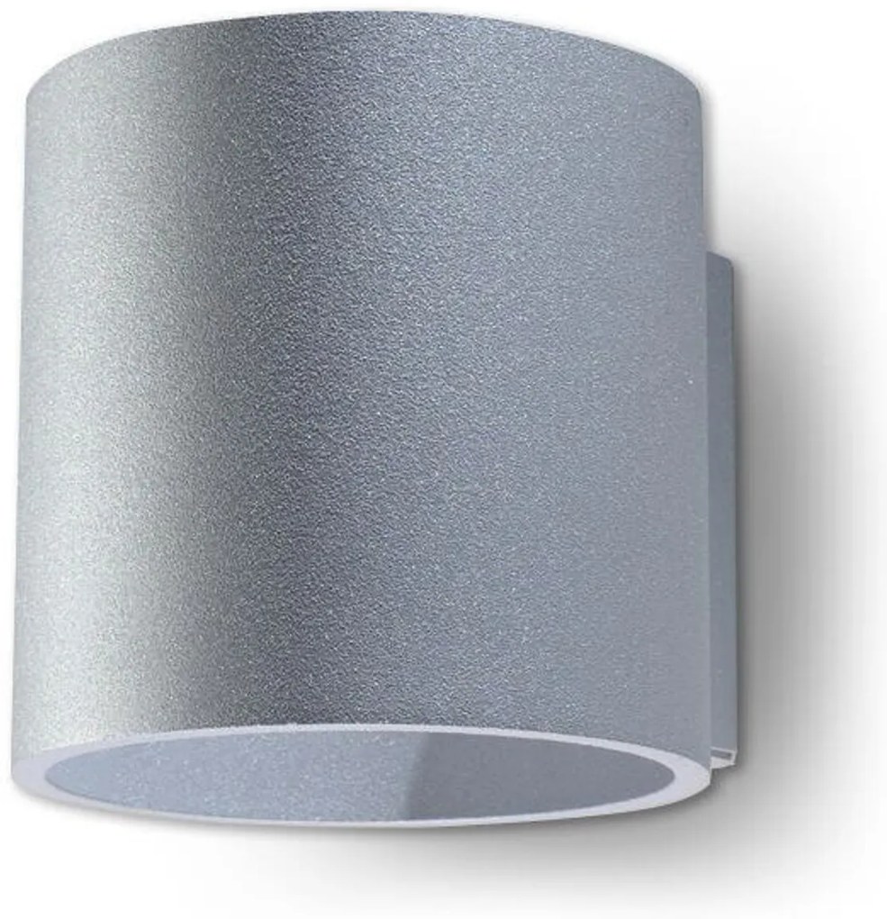 Applique da Parete in Alluminio ORBIS 1 G9 Grigia da Interno