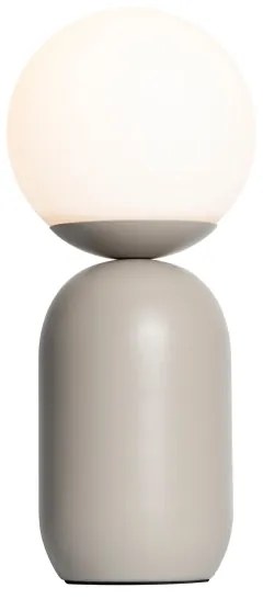 Nordlux - Lampada da tavolo NOTTI 1xE14/25W/230V grigio
