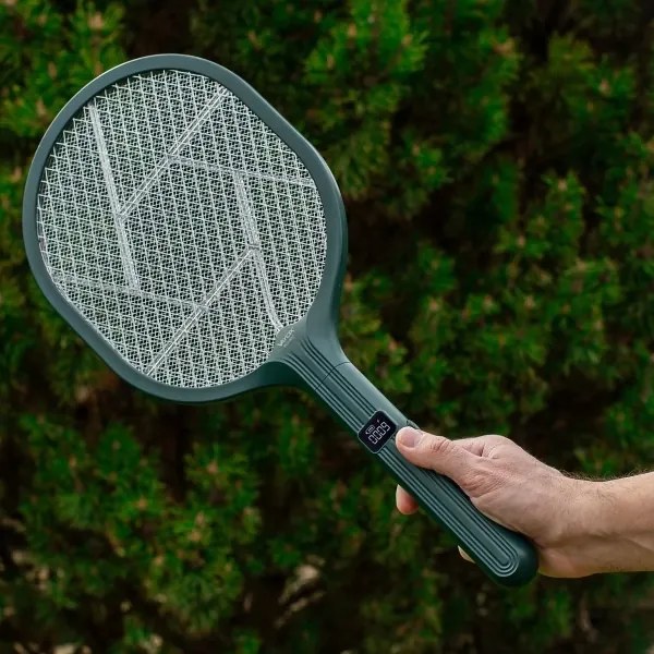 Trappola elettrica LED 2in1 con display LCD 1200 mAh/5V verde