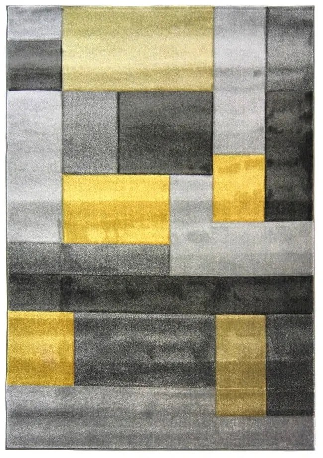 Tappeto giallo/grigio 120x170 cm Cosmos - Flair Rugs