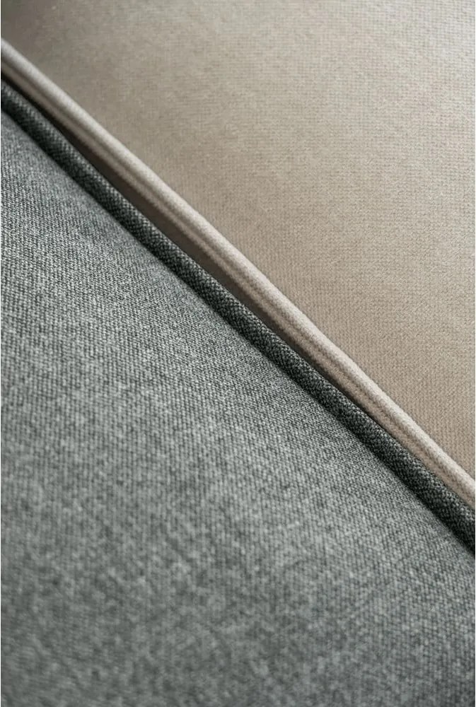 Divano componibile verde (con penisola a destra) Flex Felix – Miuform