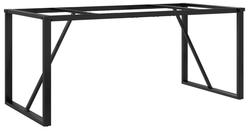 Telaio gambe a o per tavolo da pranzo 180x80x73 cm in ghisa