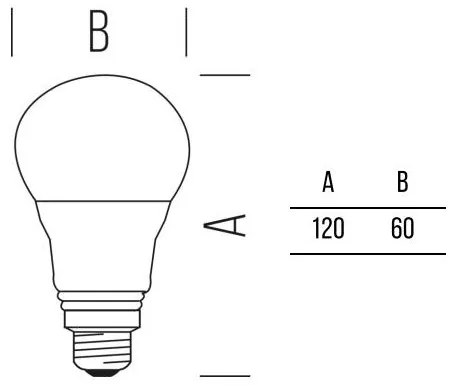 Goccia 1521lm 14,0W E27 OP WW