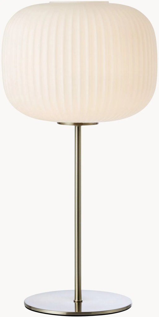 Lampada da tavolo grande in vetro Sober