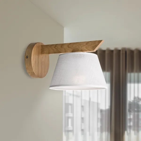 Brilagi - LED Applique ANTHONY 1xE14/40W/230V quercia/bianco