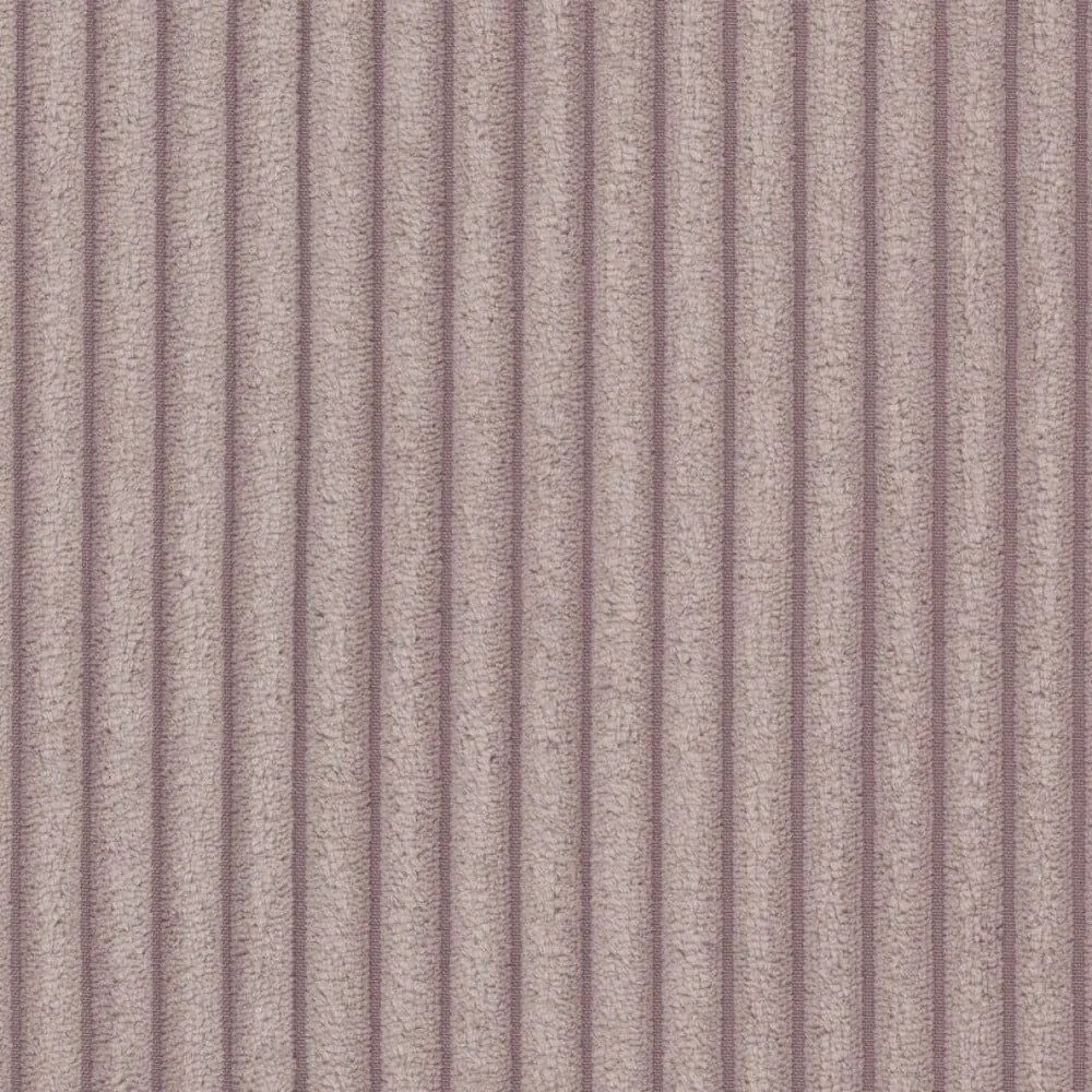 Divano rosa chiaro allungabile/con contenitore con rivestimento in velluto a coste 234 cm Sara – Ropez