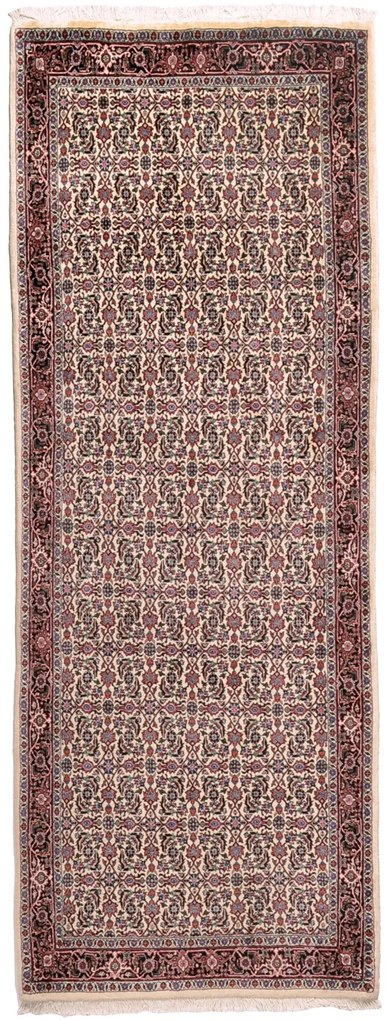Bidjar Tappeto persiano 90x250 Beige (Iran) Annodato A Mano