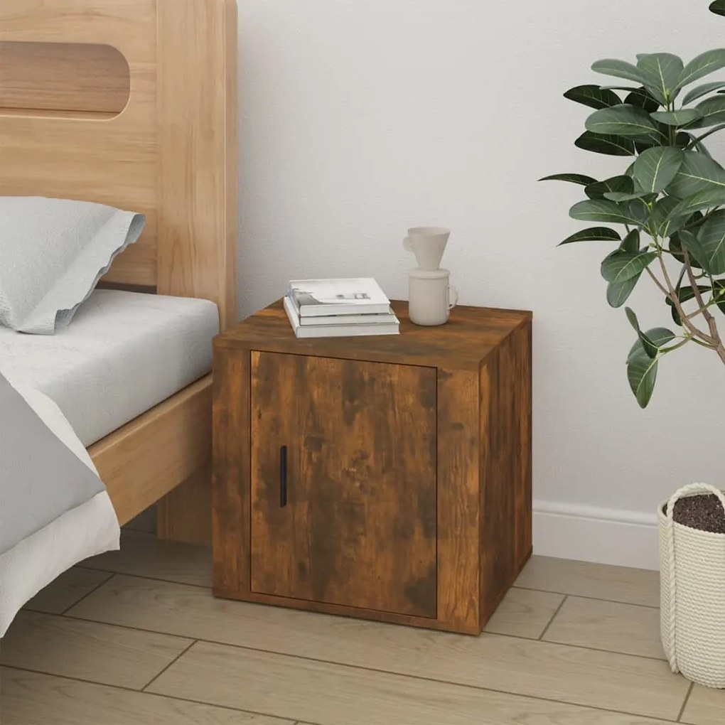 Comodino Rovere Fumo 50x39x47 Cm /