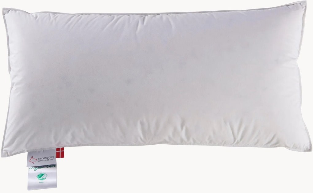 Cuscino in piuma a 3 camere Organic Care, rigido
