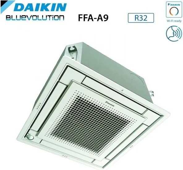 Daikin - Climatizzatore Condizionatore a Cassetta Fully Flat 9000 Btu FFA25A9 R-32 Wi-Fi Optional con Griglia Inclusa Classe a++/a+ - Garanzia