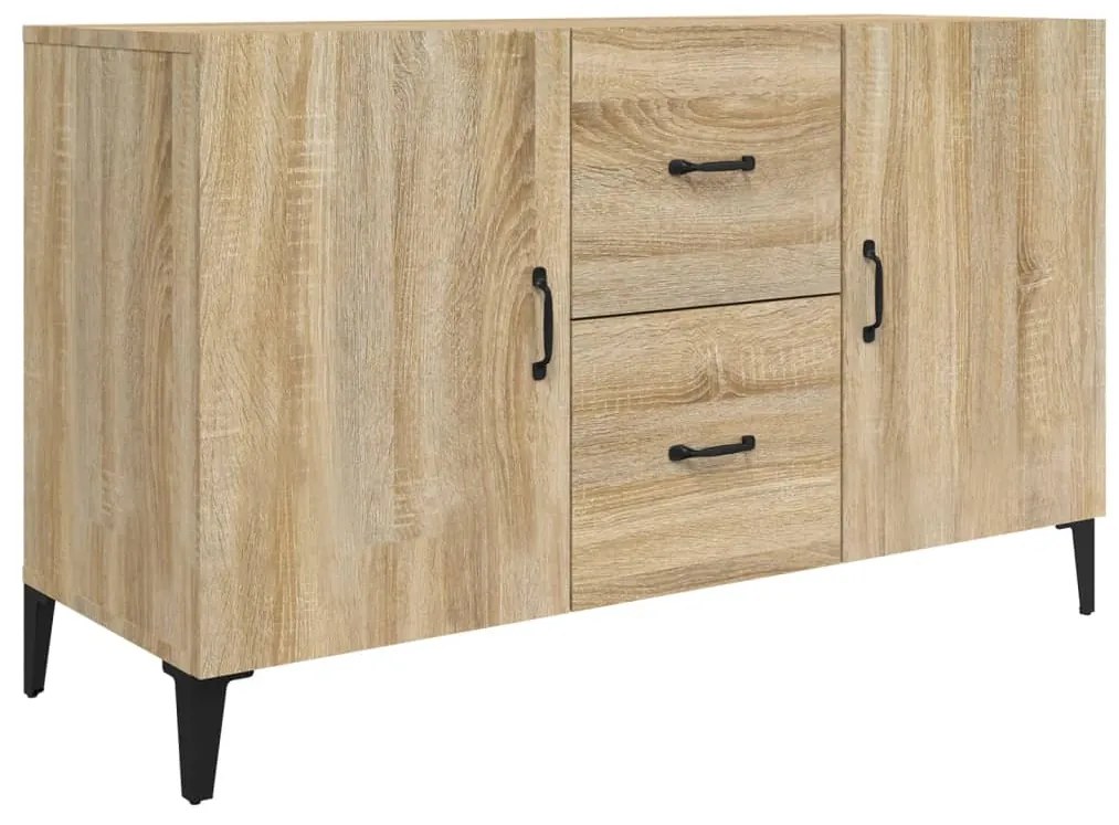 Credenza rovere sonoma 100x36x60 cm in legno multistrato