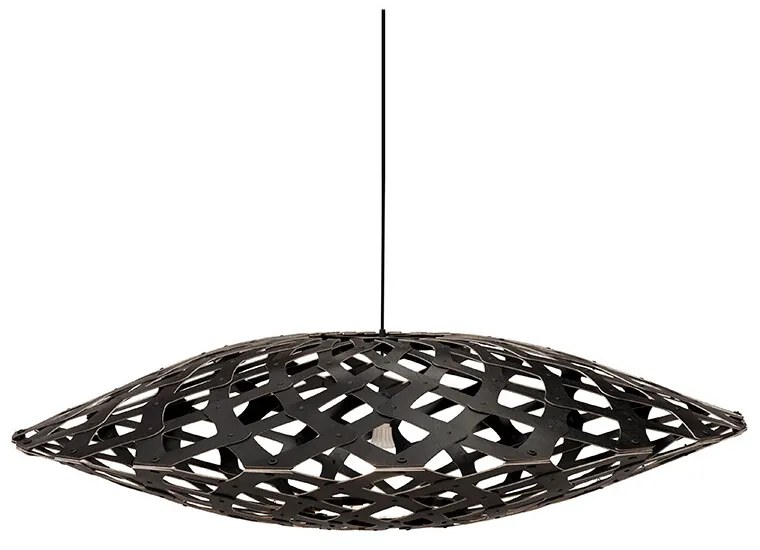 David Trubridge - Flax Lampada a Sospensione Ø110 2 Lati Nero David Trubridge