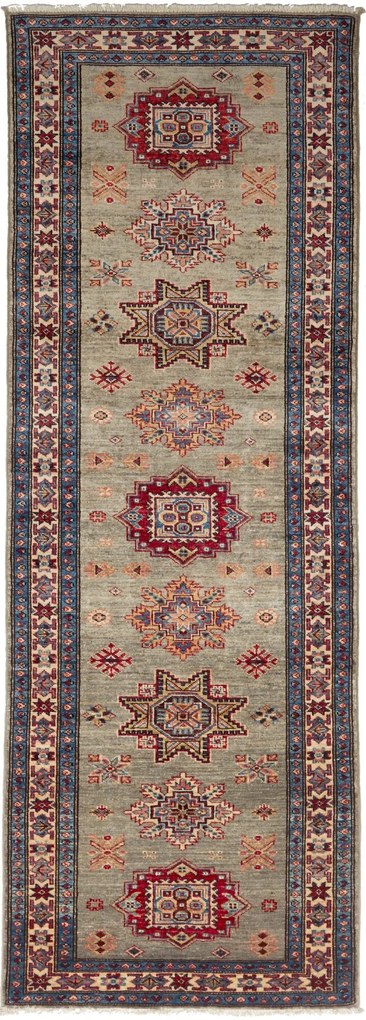 Kazak Tappeto 80x240 (Pakistan) Annodato A Mano