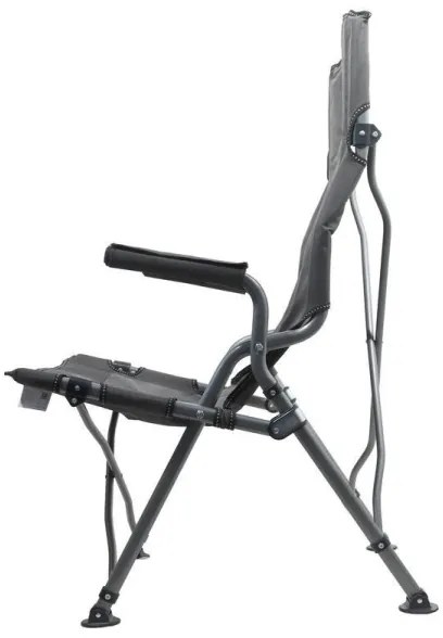 Sedia da campeggio pieghevole grigio