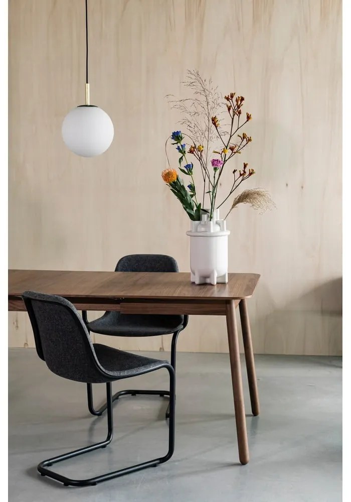 Tavolo da pranzo pieghevole con piano in legno di noce 80x120 cm Glimps - Zuiver