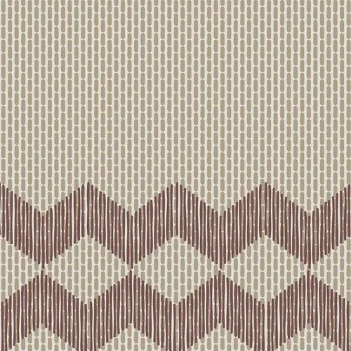 Mutina Tape Zigzag Half Piastrella Cm 20,5x20,5 Brown