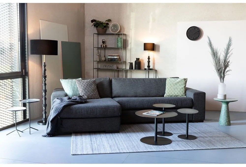 Tavolo pieghevole verde adatto all'esterno, ø 41 cm Victoria - Zuiver