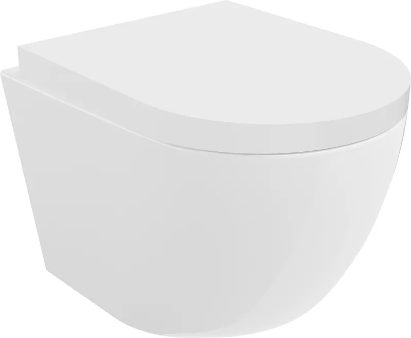 Mexen Lena WC senza bordo con sedile a chiusura rallentata, duroplast, bianco lucido - 30220200