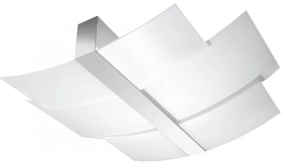 Plafoniera da soffitto in Acciaio e Vetro CELIA 3xE27 da interno Colore del corpo Grigio