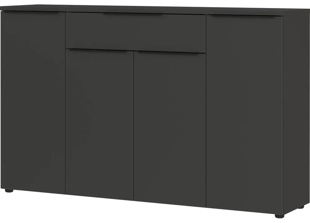 Cassettiera bassa antracite 161x101 cm Mailand - Germania